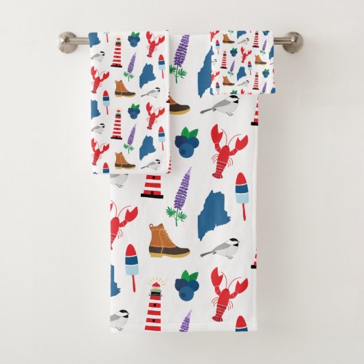 Maine-Icons Badhandtuch Set (Insitu)