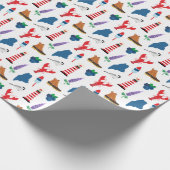 Maine-Icons Geschenkpapier (Ecke)