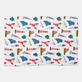 Maine-Icons Geschirrtuch (Horizontal)