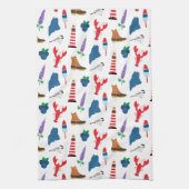 Maine-Icons Geschirrtuch (Vertikal)