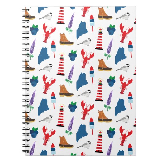 Maine-Icons Notizblock (Vorderseite)