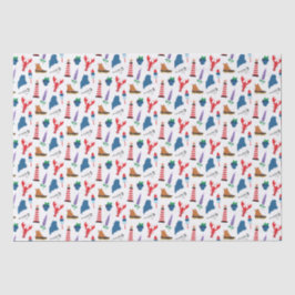 Maine-Icons Seidenpapier