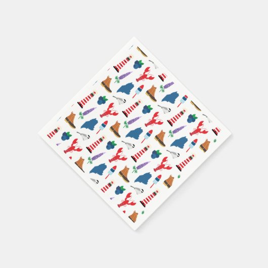 Maine-Icons Serviette (Ecke)