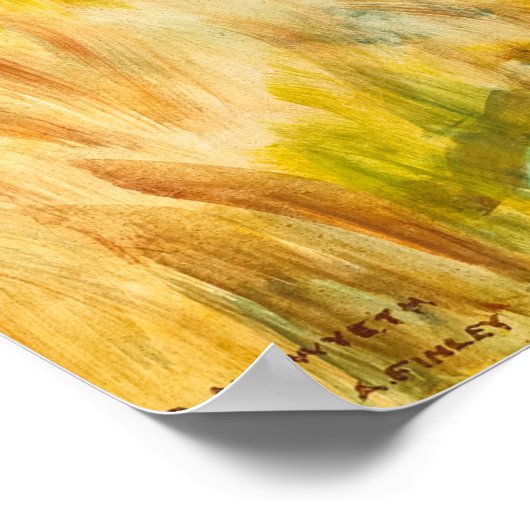 Maine Inseln von Newell Convers Wyeth Poster (Ecke)