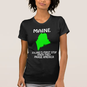 Maine - Islands erster Halt, wenn sie die USA einm T-Shirt