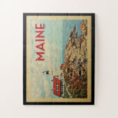 Maine Jigsaw Puzzle Vintage Travel (Vertikal)