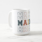 Maine Kaffeetasse (Vorderseite Links)