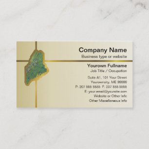 Maine Karte Business Card