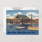 Maine, Kennebunk River Club Postkarte (Vorne/Hinten)