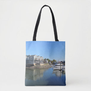 Maine Kennebunkport Boat Foto Tasche