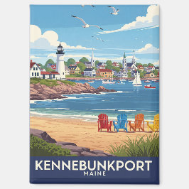 Maine Kennebunkport Travel Magnet
