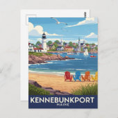 Maine Kennebunkport Travel Postkarte (Vorne/Hinten)