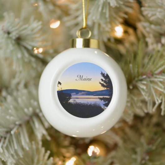 Maine Keramik Ball Ornament (Baum)