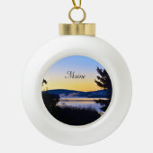 Maine Keramik Ball Ornament (Vorderseite)