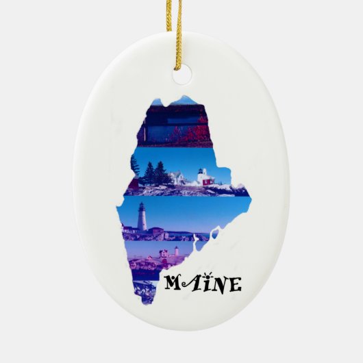 Maine Keramik Ornament (Hinten)