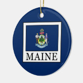 Maine Keramik Ornament (Links)