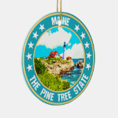 Maine Keramik Ornament (Rechts)