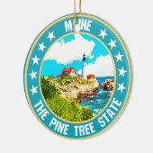 Maine Keramik Ornament (Links)