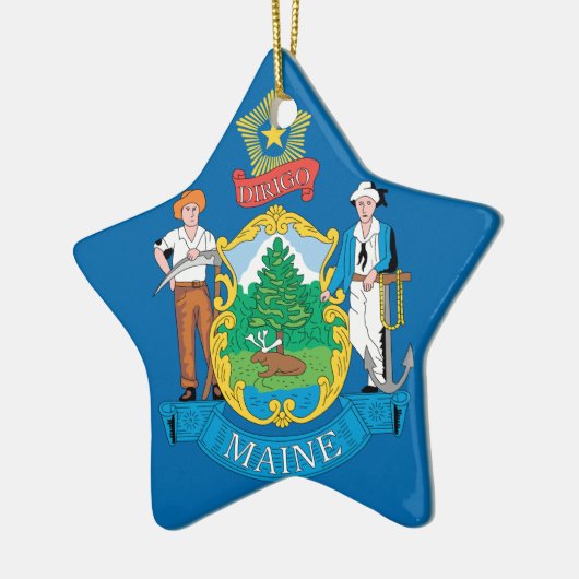 MAINE KERAMIKORNAMENT (Links)