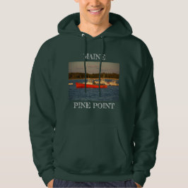 Maine-Kiefern-Punkt Hoodie-Sweatshirt Hoodie