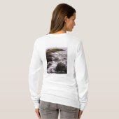 Maine - Klumpen-Leuchtturm landschaftlich T-Shirt (Schwarz voll)