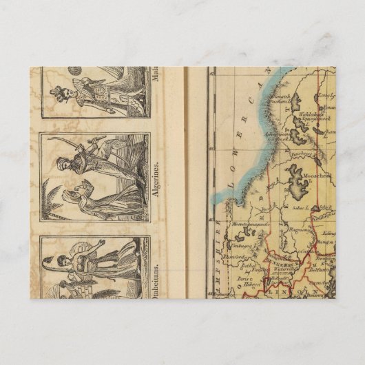 Maine Kostüme Postkarte (Vorderseite)