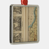 Maine-Kostüme Silbernes Ornament (Rechts)