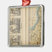 Maine-Kostüme Silbernes Ornament (Links)