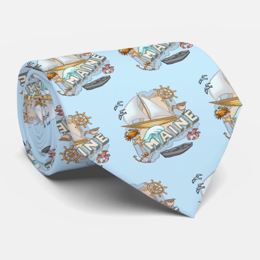 Maine Krawatte (Gerollt)