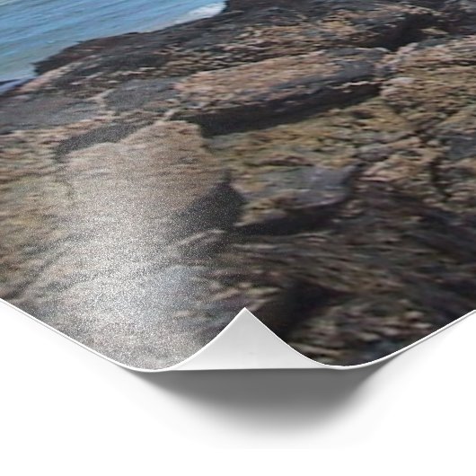 Maine Küste Fotodruck (Ecke)