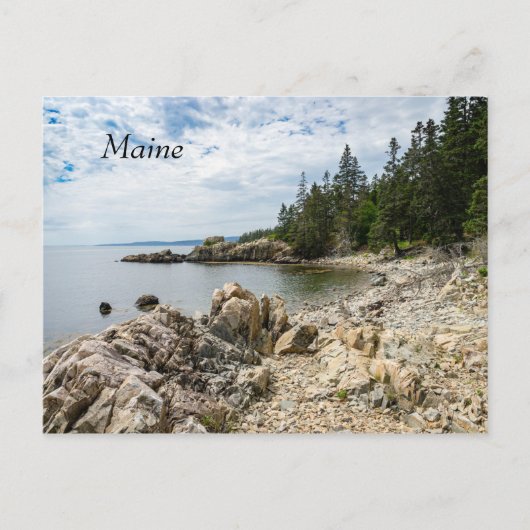 Maine Küste Postkarte (Vorderseite)