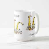 Maine-Küste - Willkommen-Gnom Kaffeetasse (VorderseiteRechts)