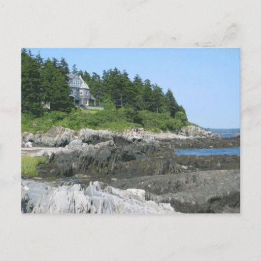 Maine Landschaft Postkarte (Vorderseite)