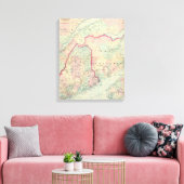 Maine, Leinwanddruck (Insitu (Wohnzimmer))
