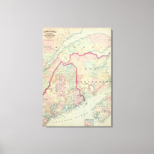 Maine, Leinwanddruck (Vorderseite)