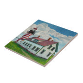 Maine-Leuchtturm Fliese (Seite)