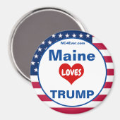 Maine LIEBEN TRUMP Patriotic Kühlschrank Magnet (Vorderseite/Rückseite)