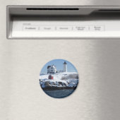 Maine Lighthouse 4 Magnet (In Situ (Geschirrspüler))