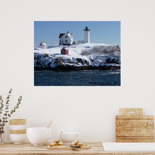 Maine Lighthouse 4 Poster (Küche)