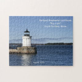 Maine Lighthouse Bug Light S Portland Datum besuch Puzzle