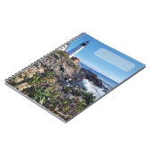 Maine Lighthouse Cover 80pg Spiral Journal Notizblock (Linke Seite)