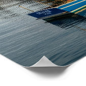 Maine Lighthouse Island Poster (Ecke)