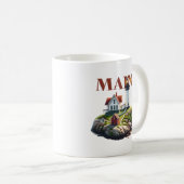 Maine Lighthouse Kaffeetasse (VorderseiteRechts)