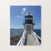 Maine Lighthouse Marshall Point Datum besucht Puzzle (Vertikal)