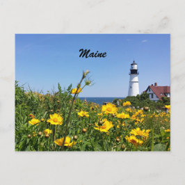 Maine Lighthouse Postcard Postkarte