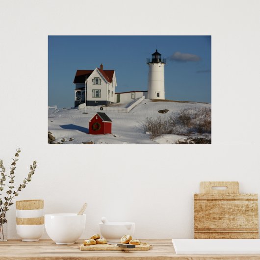 Maine Lighthouse Poster (Küche)