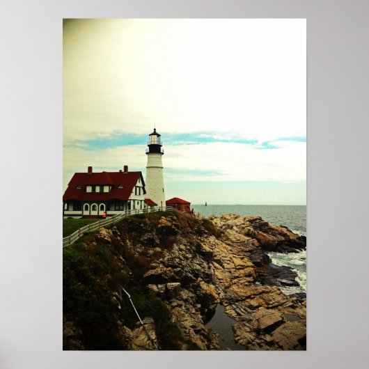 Maine Lighthouse Poster (Vorne)