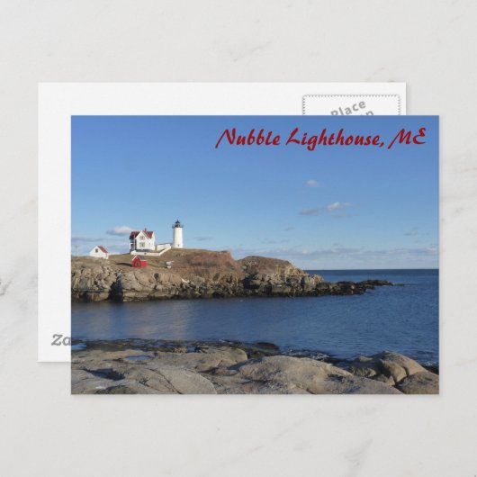 Maine Lighthouse Postkarte (Vorne/Hinten)