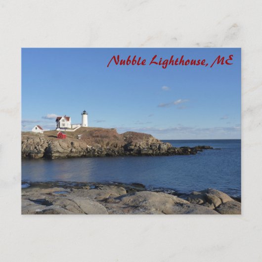 Maine Lighthouse Postkarte (Vorderseite)