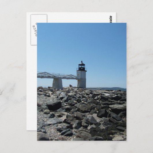 Maine Lighthouse Postkarte (Vorne/Hinten)